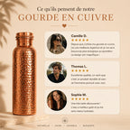 Gourde en Cuivre – Selvori™ | L’Eau Purifiée Naturellement, Sans Plastique