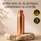 Gourde en Cuivre – Selvori™ | L’Eau Purifiée Naturellement, Sans Plastique